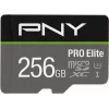 Carte mémoire microSDXC PNY PRO Elite P-SDU256V31100PRO-GE, 256 Go, UHS-I U3, A1, V30, avec adaptateur SD