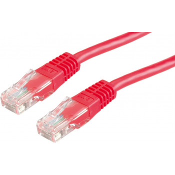Secomp STANDARD 11.55.1725 UTP patch cable, Cat.6 (Class E), red, 5 m