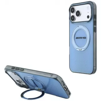 Mercedes AMG IML Double Layer Urban Line with Ring Stand MagSafe case for iPhone 18 Pro Max / 17 Pro Max, blue