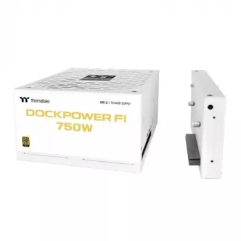 Alimentation PC Thermaltake Dockpower FI 750W, 80 PLUS Gold, modulaire, blanche