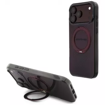 Mercedes AMG IML Double Layer Urban Line case with Ring Stand, MagSafe, for iPhone 18 Pro Max / 17 Pro Max, burgundy