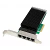 Adaptateur réseau serveur PCIe x4 4 ports 2,5 Gigabit ALLNET ALL0145-4-2.5G-TX, cuivre RJ45