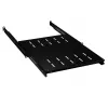 EFB Elektronik 691651NATS.68 19″ 1U pull-out shelf, mounting depth 378–612 mm, 30 kg, ST600+800, RAL9005