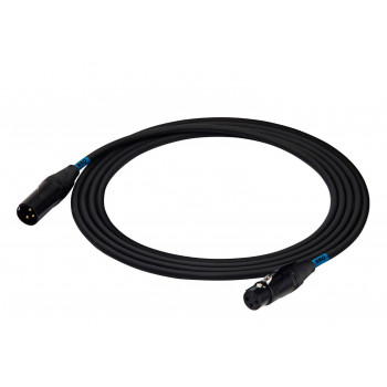 SSQ DMX1 SS-1838 XLR male - XLR female cable, 1 m, black