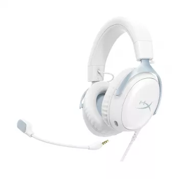 Casque gaming HyperX Cloud III, blanc-bleu, DF7F1AA