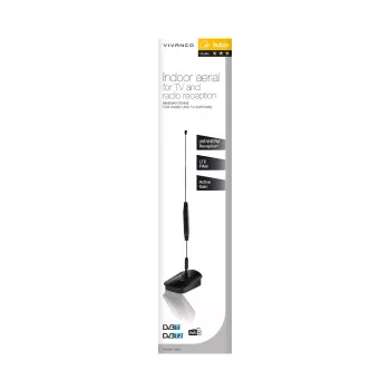 Antenne tige Vivanco VVTVANTSINGLE, DAB/DAB+, DVB-T/DVB-T2, FM
