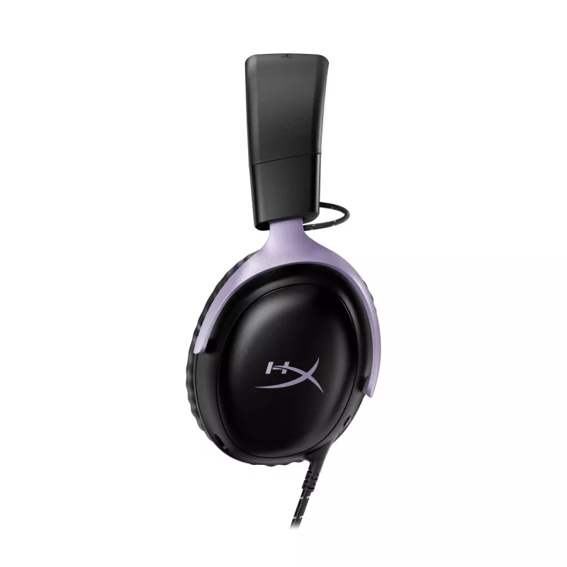 Casque gaming HyperX Cloud III, noir et lavande