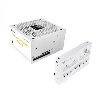 Alimentation Thermaltake TT Dockpower FI 1200W Snow, 1200 W, 80 PLUS Gold, modulaire, blanche