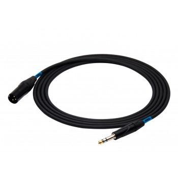 SSQ JSXM10 SS-1462 audio cable, Jack stereo - XLR 3-pin male, 10 m, black