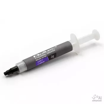 Pâte thermique professionnelle Qoltec 52784, 17,3 W/m-K, 2 g, grise