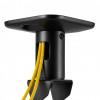 Maclean MC-208 B support de plafond pour projecteurs, acier, 180–310 mm, jusqu'à 15 kg, noir