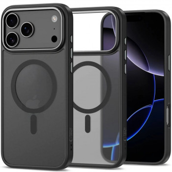 Coque Tech-Protect CamEdge MagSafe pour Apple iPhone 17 Pro, noir mat/gunmetal