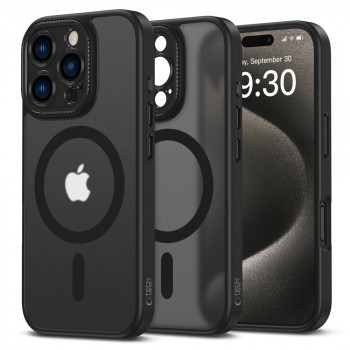 Tech-Protect coque MagCam MagSafe pour Apple iPhone 16 Pro Max, noir mat
