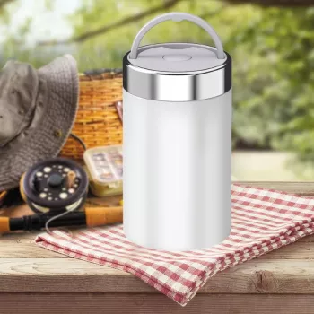 Thermos pour aliments Maestro MR-1649-75-WHITE (thermos repas), 750 ml, blanc