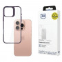 Coque Satin Armor Case+ 3MK pour Apple iPhone 16 Pro, violette