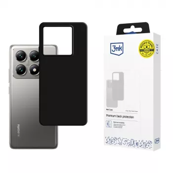 3MK Matt Case étui mat pour Xiaomi 14T Pro, noir