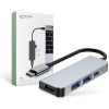 Tech-Protect V2 4-in-1 USB-C hub, grey