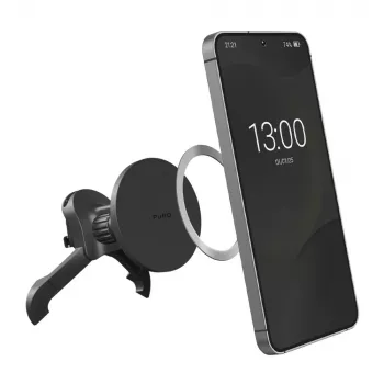 Support de voiture réglable PURO, compatible MagSafe, noir