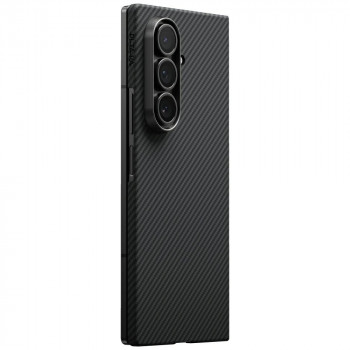 PITAKA Ultra-Slim MagSafe Case for Samsung Galaxy Z Fold7, Black Grey