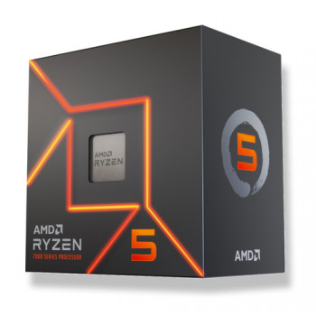 Processeur AMD Ryzen 5 7500 Box, 5 GHz, socket AM5 (100-100002264BOX)