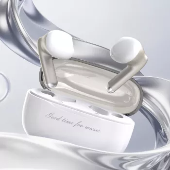 Écouteurs sans fil intra-auriculaires TWS Dudao U8, Bluetooth 5.3, blancs