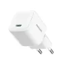 Chargeur de voyage Joyroom TCG08 (JR-TCG08) GaN, USB-C, 20 W, PD 3.0, QC 3.0, blanc