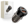 Tech-Protect CC03 2-Port Car Charger USB-A / USB-C, PD 30W / QC 3.0, Black