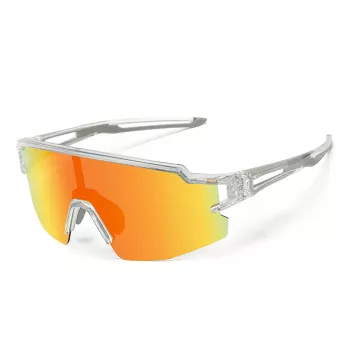 Lunettes de cyclisme enfant Rockbros polarisées avec protection UV, gris