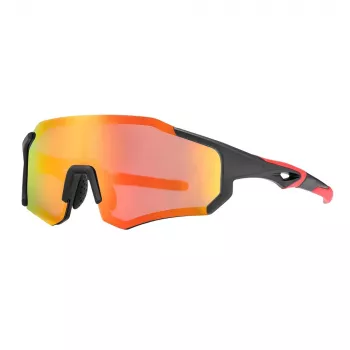 Lunettes de cyclisme polarisées Rockbros 10182, rouge