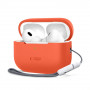 Coque en silicone Tech-Protect pour Apple AirPods Pro 1/2, Neon Orange