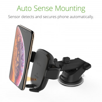iOttie Auto Sense Wireless Dash Mount with wireless charging (7.5 W iPhone, 10 W Android)