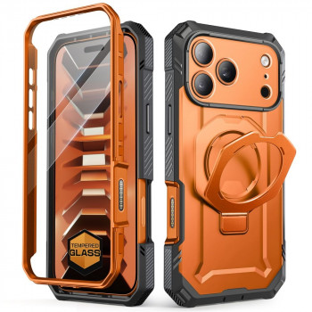 Coque MagSafe Supcase Grip Pro Mag pour Apple iPhone 17 Pro Max / 18 Pro Max, corail