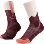 Chaussettes Buff Merino MW Crew MWC1, lie-de-vin, L