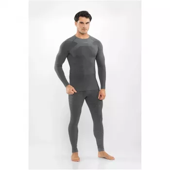 Ensemble sous-vêtements techniques en mérinos Viking Altis Man Set pour homme, vert foncé, L