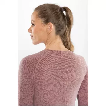 Ensemble sous-vêtements techniques en mérinos Viking Altis Lady Set pour femme, rose, S
