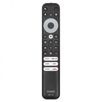 Télécommande universelle/de remplacement RC-31 Savio pour téléviseur TCL – SMART TV