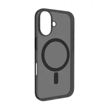 Coque en silicone MagSafe Puro Daylight pour iPhone 16 Plus, noire
