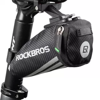 Sacoche de selle de vélo Rockbros C28, noir