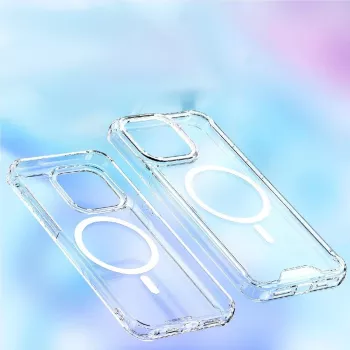 Coque Hurtel Clear Corner Case MagSafe pour iPhone 16 Plus, transparente