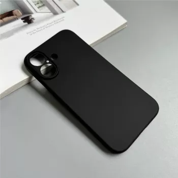 Coque Hurtel Soft Case pour iPhone 16 Plus, noire