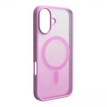 Coque en silicone MagSafe Puro Gradient pour iPhone 16, rose