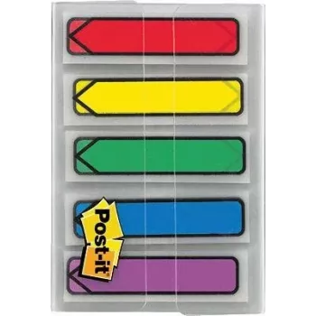 Marqueurs d'index autocollants 3M 684-ARR1, 12 mm x 4,3 cm, multicolore (100 pièces)