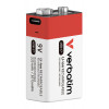 Verbatim 30251 USB-C Rechargeable Battery Li-ion 9V 335 mAh (1 pc)