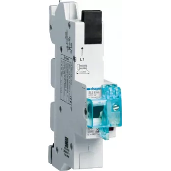 Disjoncteur de branchement Hager HTS116E, 1 pôle, 16 A, 400 V