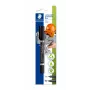 Marqueur permanent DIY STAEDTLER Lumocolor duo, 2 pointes, 0,6 mm / 1,5 mm, blister (348-9 BK-1)
