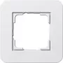 Cadre de finition Gira 0211410 1 poste Gira E3, blanc pur/blanc pur