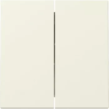 Bouton basculant Gira 329501 2 postes System 55, blanc crème