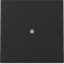 Bascule Gira System 55 3290005 avec fenêtre de contrôle, noire, mate