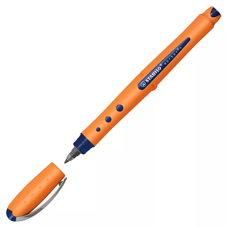 STABILO worker+ roller 2018/41, medium 0,5 mm, bleu