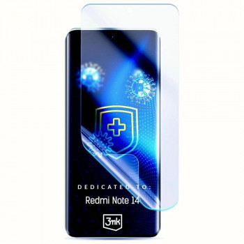 3MK SilverProtection+ film de protection antimicrobien pour Xiaomi Redmi Note 14 4G